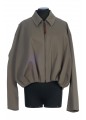 DRAPED JACKET