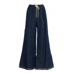 RHIANNON FRINGE DENIM PANT
