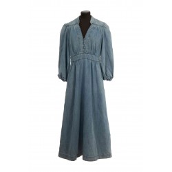 LUCKY DENIM MIDI DRESS