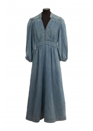 LUCKY DENIM MIDI DRESS
