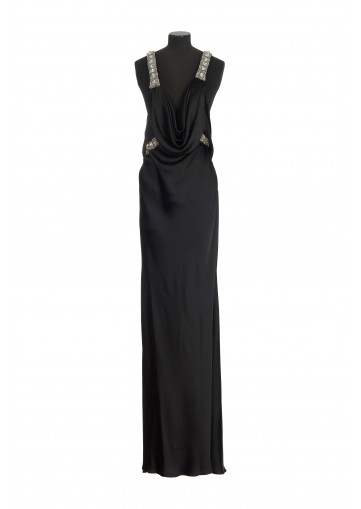 SATIN DRAPED DRESSES