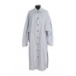 LIGHT COTTON DOUBLE STRIPE DRESS