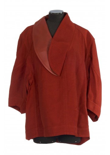 GRAINY VISCOSE LINEN COCOON