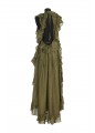 CASCADIAN RUFFLE MIDI DRESS