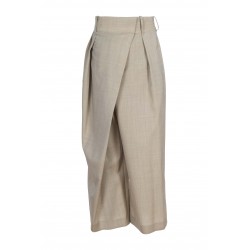 CROPPED WRAP TROUSERS