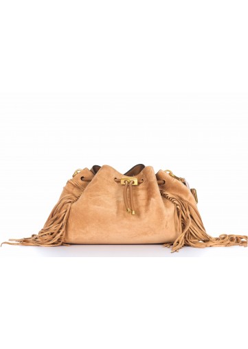 BON BON BCKT E/W SUEDE FRINGES
