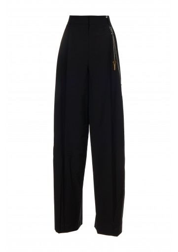 MID-RISE TROUSER W/ CHAIN