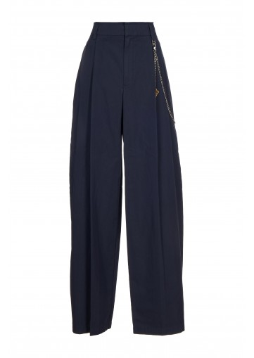 MID-RISE TROUSER W/ CHAIN