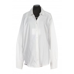 OVERSIZED BUTTON DOWN SHIRT W/ NECKLACE