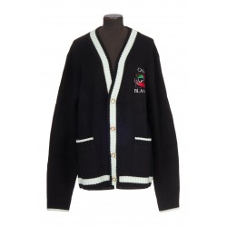CARDIGAN BRODÉ MÉRINO