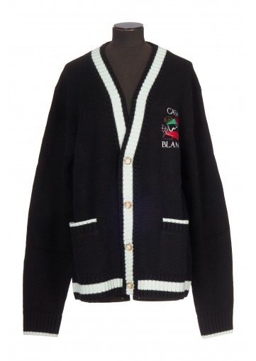 CARDIGAN BRODÉ MÉRINO