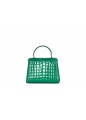 SMALL TOP HANDLE BAG VSLING COCCODRILLO LUCIDO