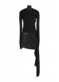 MINI ROBE THERMOSTRASS SABLE