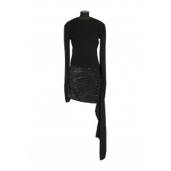 MINI ROBE THERMOSTRASS SABLE