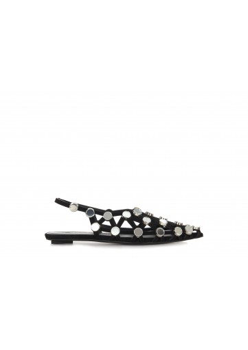 BALLERINE GRID DAIM AVEC FINITON