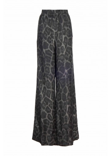 LEOPARD PAJAMA TROUSERS