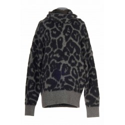 LEOPARD JACQUARD JUMPER