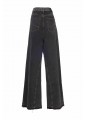 DOUBLE BLACK DENIM JEANS