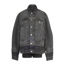 DOUBLE BLACK DENIM JACKET