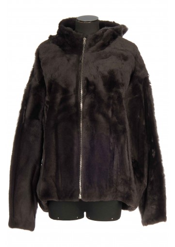 VESTE 61CM AGNEAU LACON