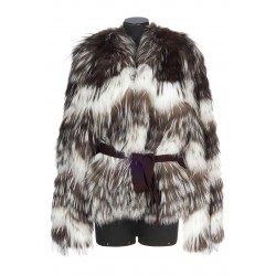 VESTE 55CM RENARD MAILLE MERINOS