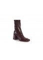 REEDITION VINYL ANKLE BOOTS
