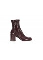 REEDITION VINYL ANKLE BOOTS