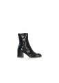 REEDITION VINYL ANKLE BOOTS