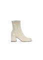 REEDITION VINYL ANKLE BOOTS