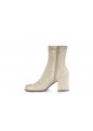REEDITION VINYL ANKLE BOOTS
