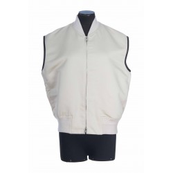 GILET SILK COTTON TWILL