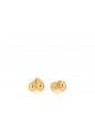 EARRINGS GOLD F STG SILVER