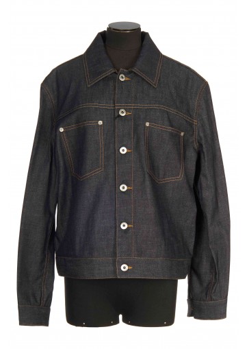JACKET RINSED WASH LW INDIGO DENIM
