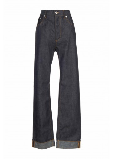 TROUSERS RINSED WASH LW INDIGO DENIM