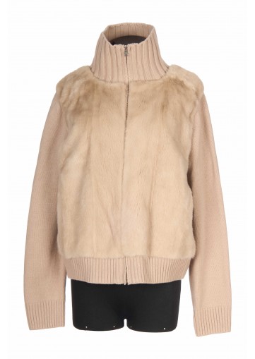 VESTE 60CM MAILLE MERINOS FOUR VISON