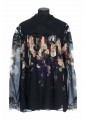 HYPNOTIC LACE YOKE BLOUSE 100% VISCOSE