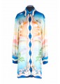 SHIRT DRESS  VISCOSE SATIN