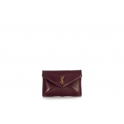 SMALL POUCH ON CHAIN VEAU BRILLANT