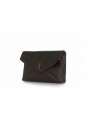 ENVELOPE POUCH ON CHAIN AGNEAU GRAINE