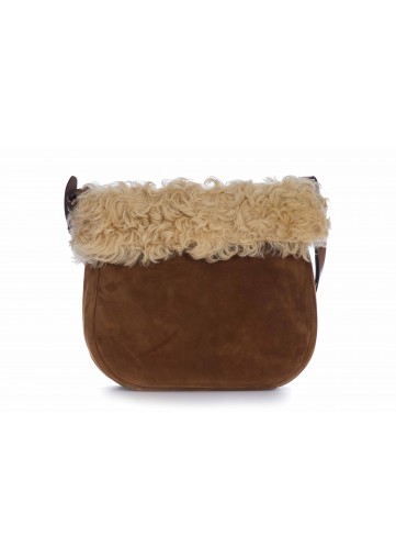 YSL BO SMALL ROADY SUEDE SATIN/REIMS/SHEARL