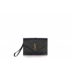 FLAP POUCH, GRAIN DE POUDRE SAINT LAURENT