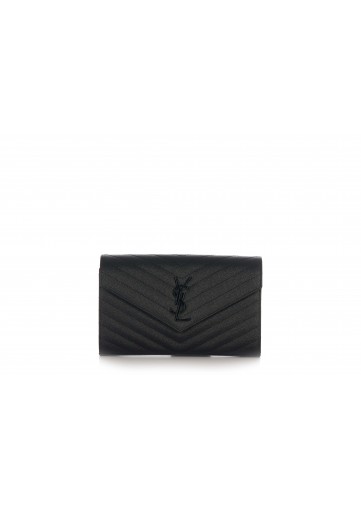 CLASSIC CHAIN WALLET GRAIN DE POUDRE