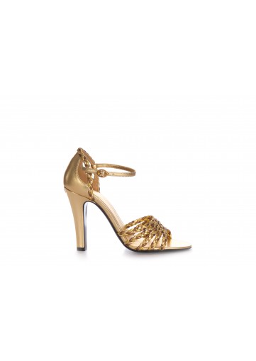 SANDAL VALENTINO GARAVANI HI DOLLY T105 NAPPA LAMINATA
