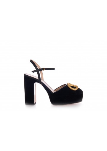 ANKLE STRAP VLOGO SIGNATURE T. 35/115 VELLUTO