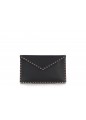 LARGE FLAT POUCH ROCKSTUD VITELLO STAMPA ALCE