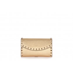 WALLET W/STRAP ROCKSTUD VITELLO ST ALCE LAM