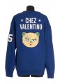 JERSEY FELPA PATTERN COTTON SWEATSHIRT