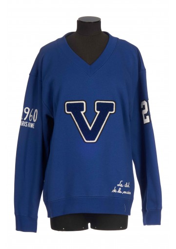 JERSEY FELPA PATTERN COTTON SWEATSHIRT