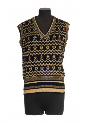 TOP CANOTTA MAGLIA MOSSI WOOL AND LUREX
