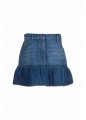 GONNA IN DENIM SOLID DENIM LAV. BLU MEDIO